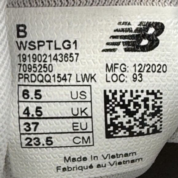 New Balance Fresh Foam Shoes Womens Size 6.5 Gray Knit Running Lifestyle WSPTLG1 - Picture 9 of 9